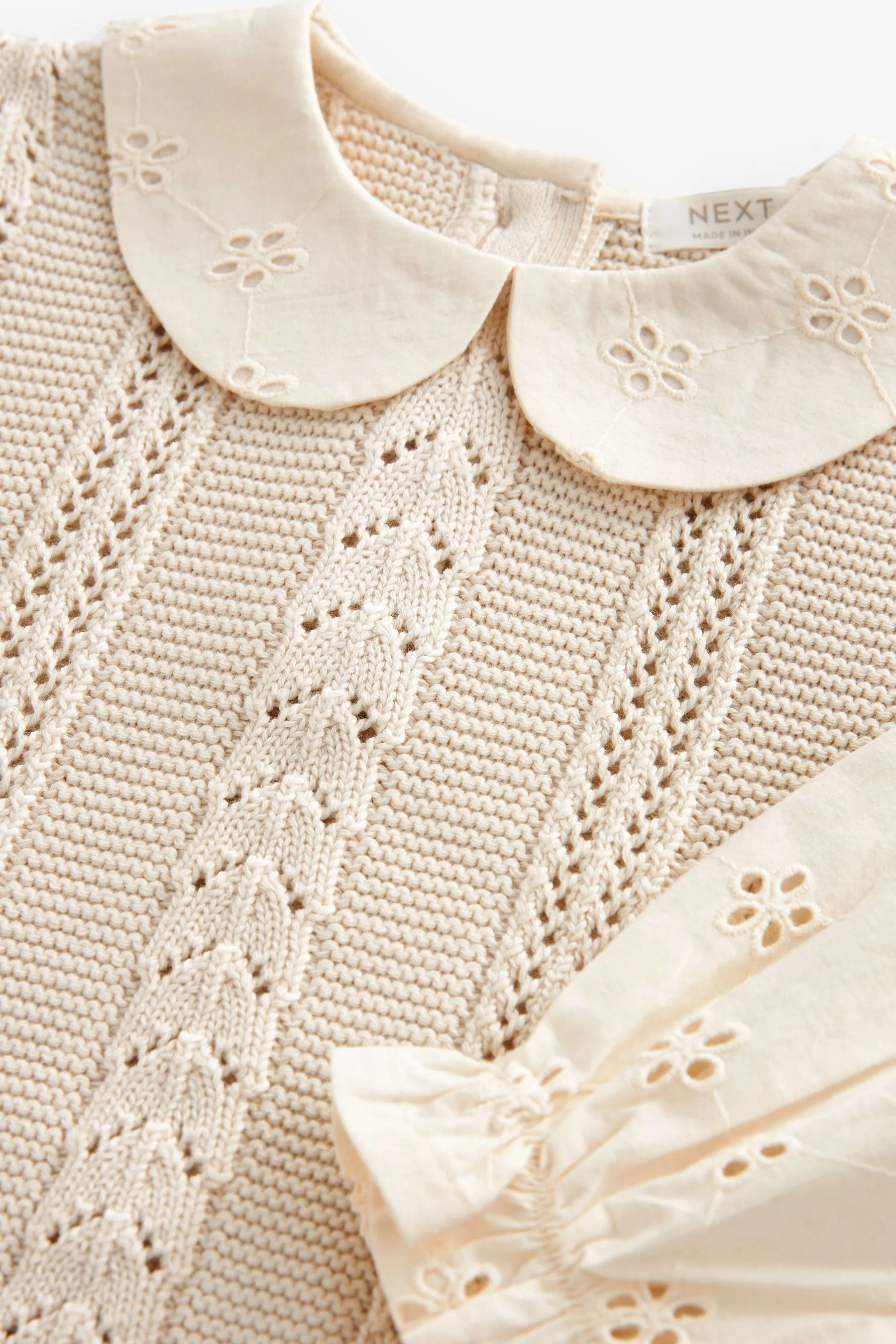 100% Cotton Collar Jumper (3mths-7yrs)    