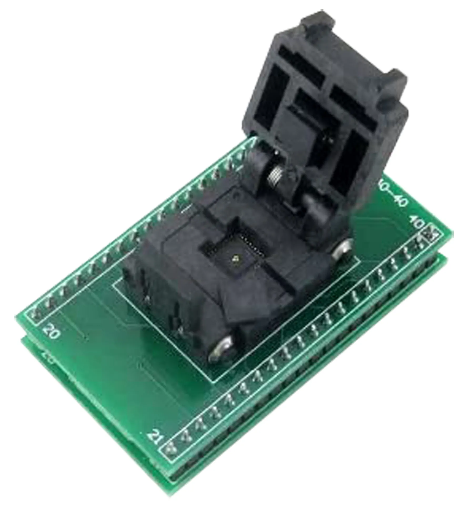 Adattatore zoccolo IC Seeit ADA-QFN40, da 40 pin femmina QFN a 40 pin maschio DIP, passo 0.5mm