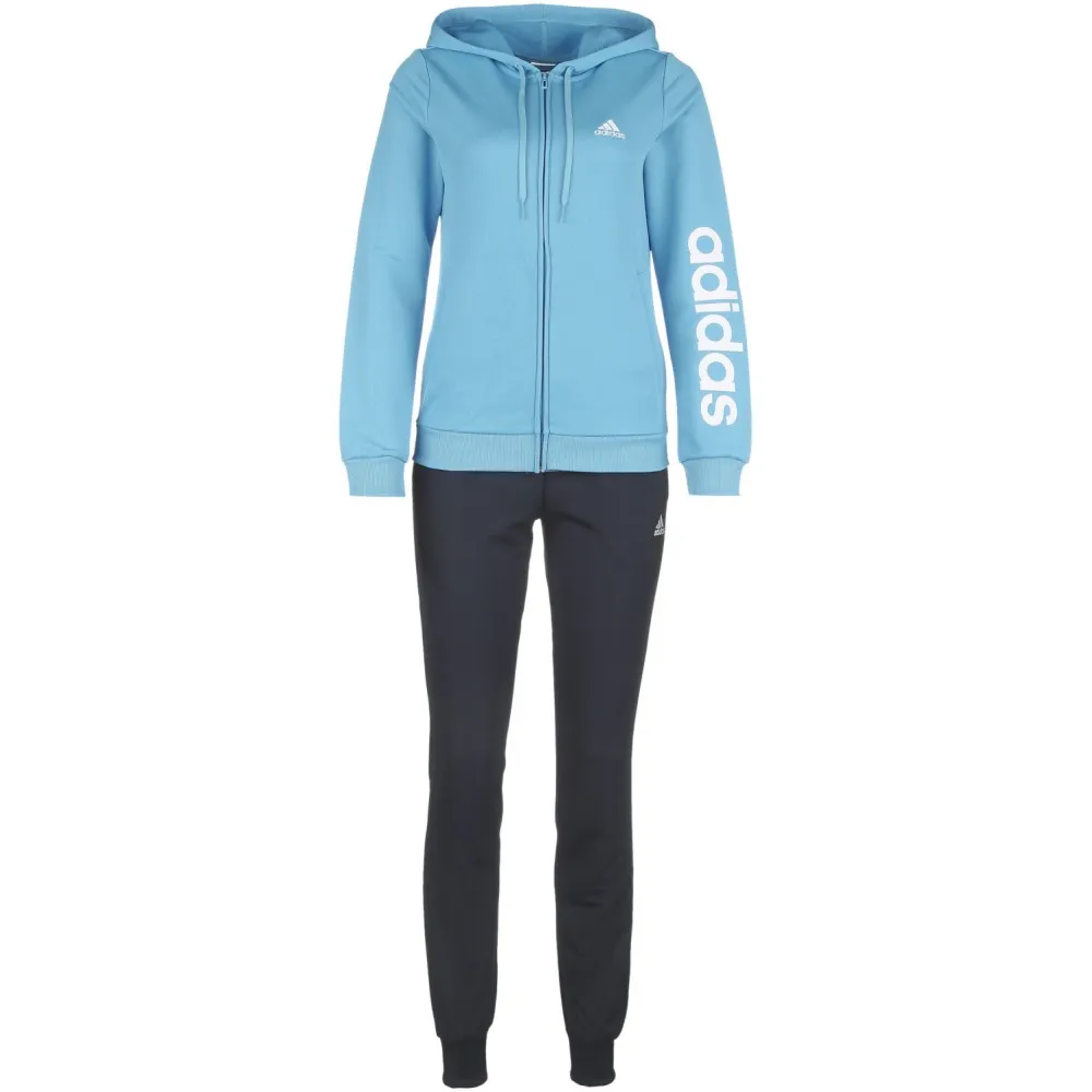ADIDAS - TUTA ESSENTIALS - DONNA - NERO-ROYAL - HD1696