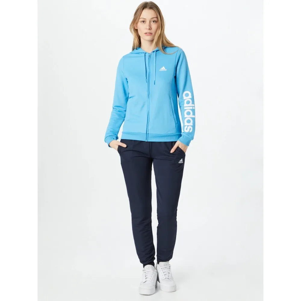 ADIDAS - TUTA ESSENTIALS - DONNA - NERO-ROYAL - HD1696