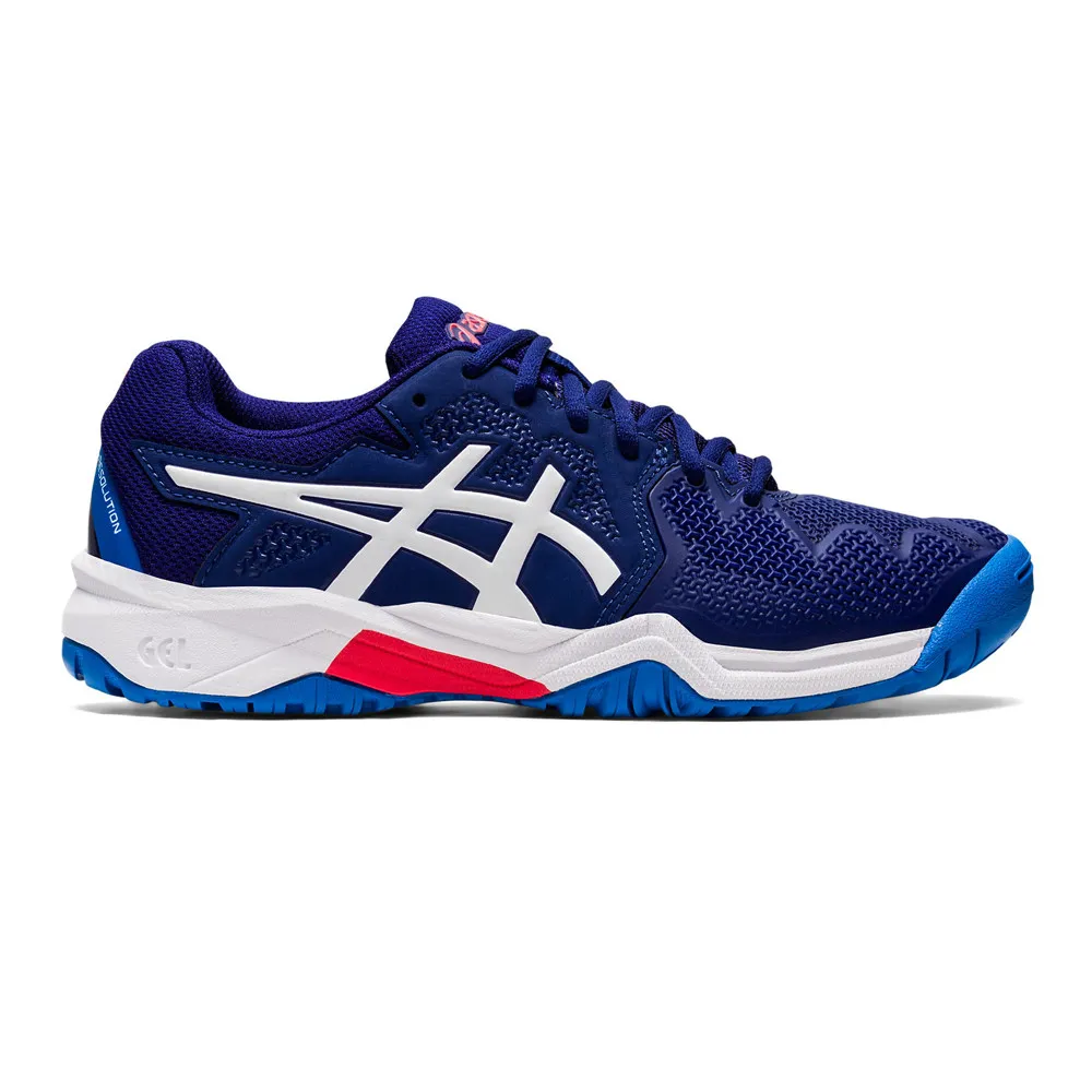 Asics Gel-Resolution 8 GS Scarpe per campi outdoor