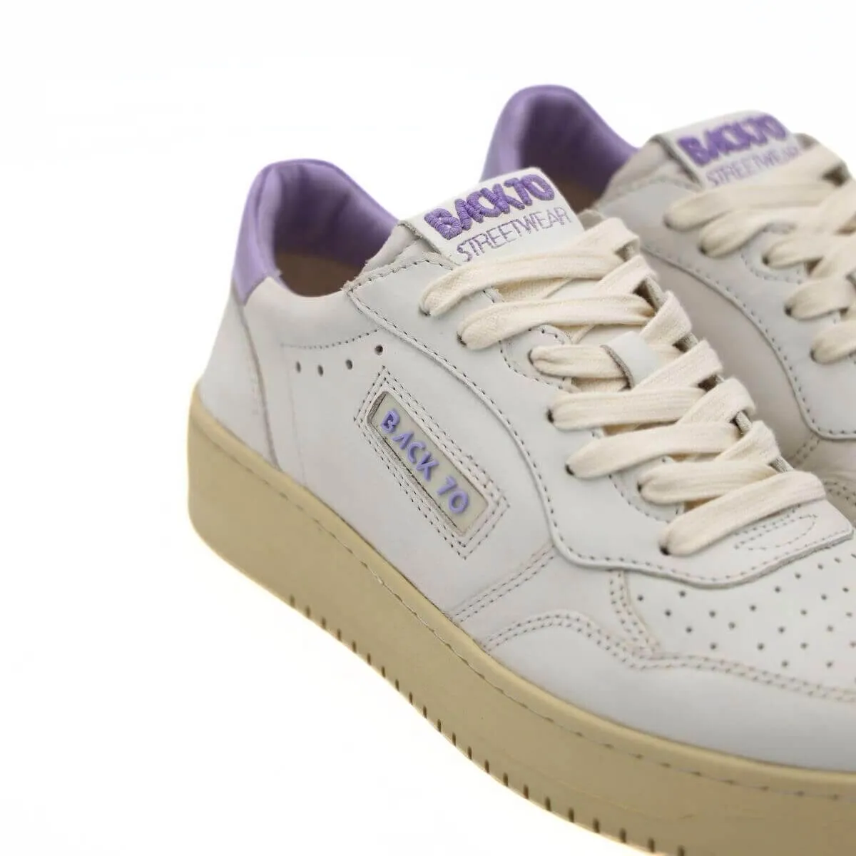 BACK 70 SNEAKER XSLAM J12 BIANCO/LILLA  