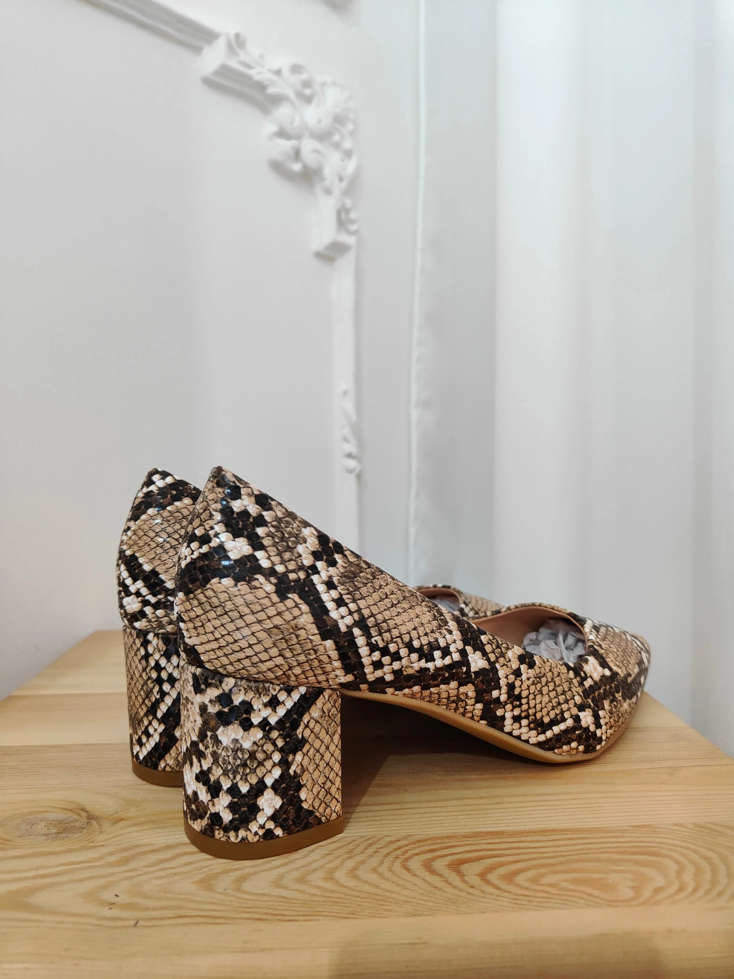 Ballerina Pitonata con  Tacco