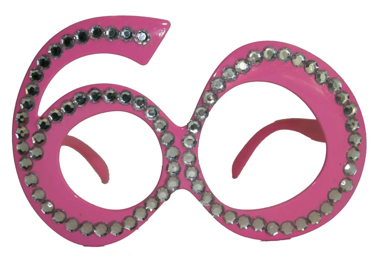 Bicchieri per feste Diamond 60 rosa