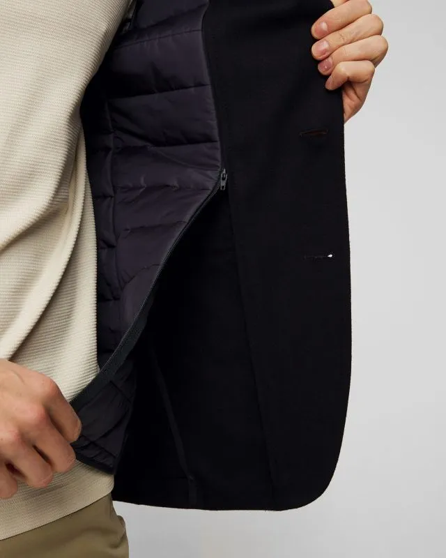 Blazer blu scuro con lana da uomo Hugo Boss P Hanry