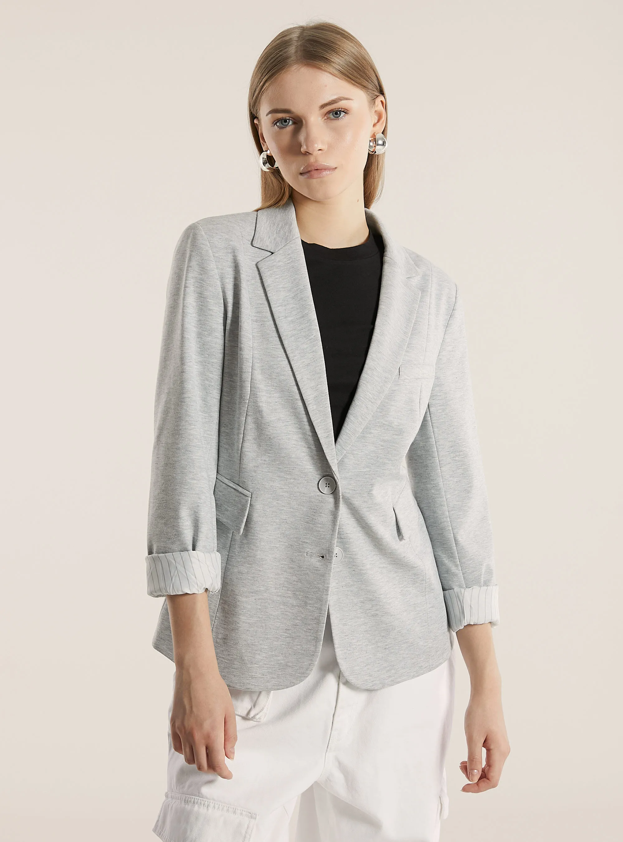 Blazer in jersey