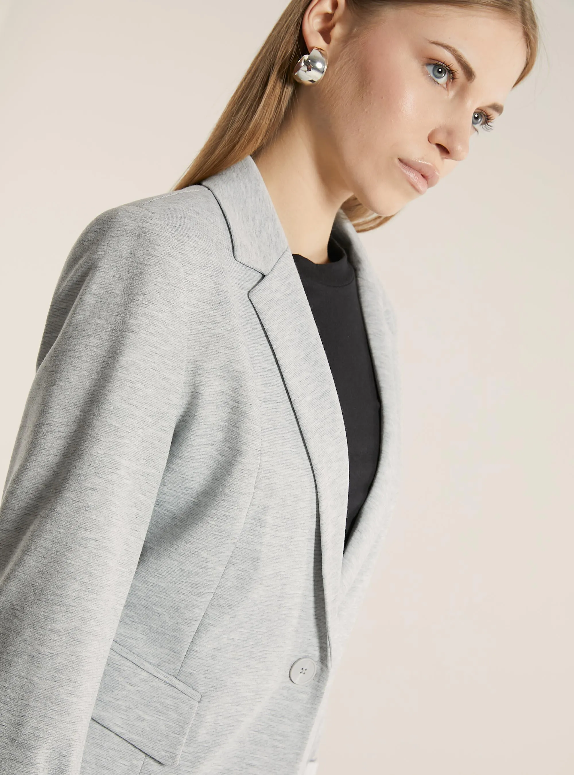 Blazer in jersey