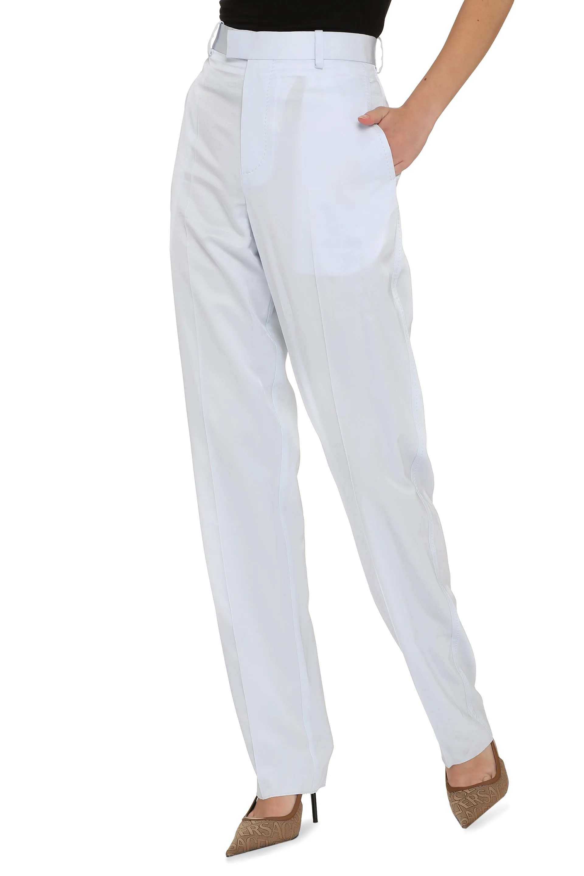 Bottega Veneta Pantaloni straight-leg