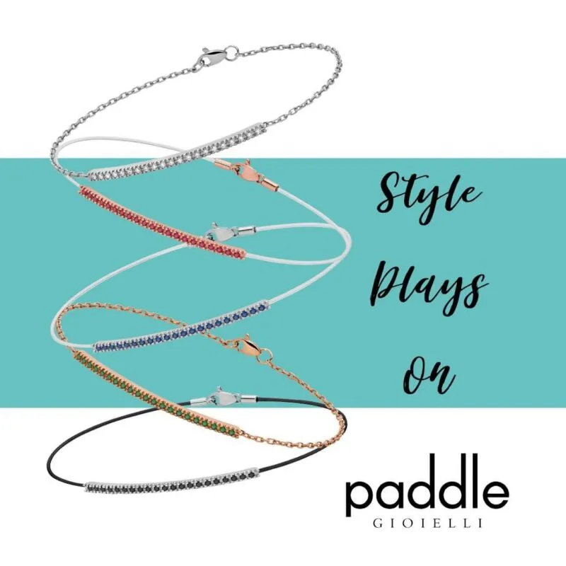 Bracciale Tennis “Backspin” Paddle Gioielli