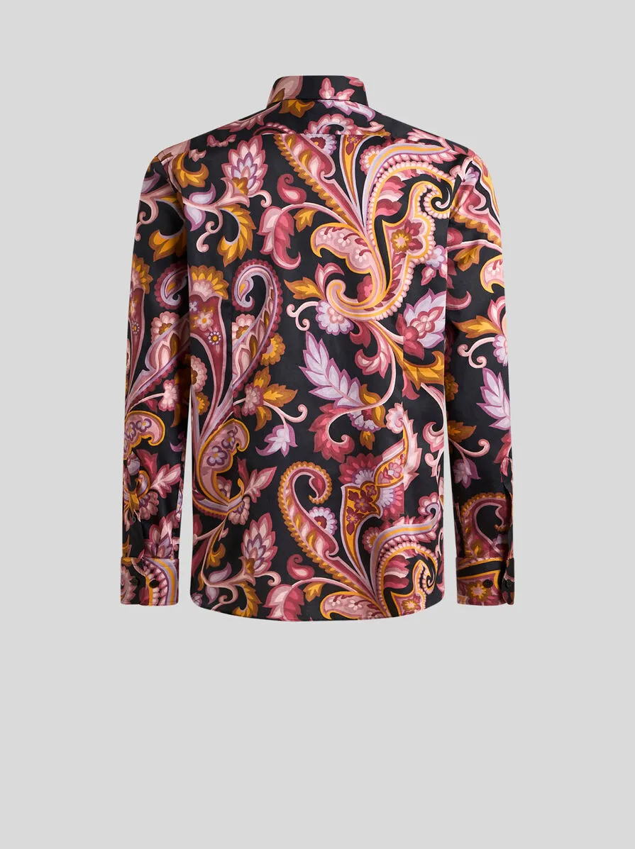 CAMICIA CON STAMPA FLOREALE