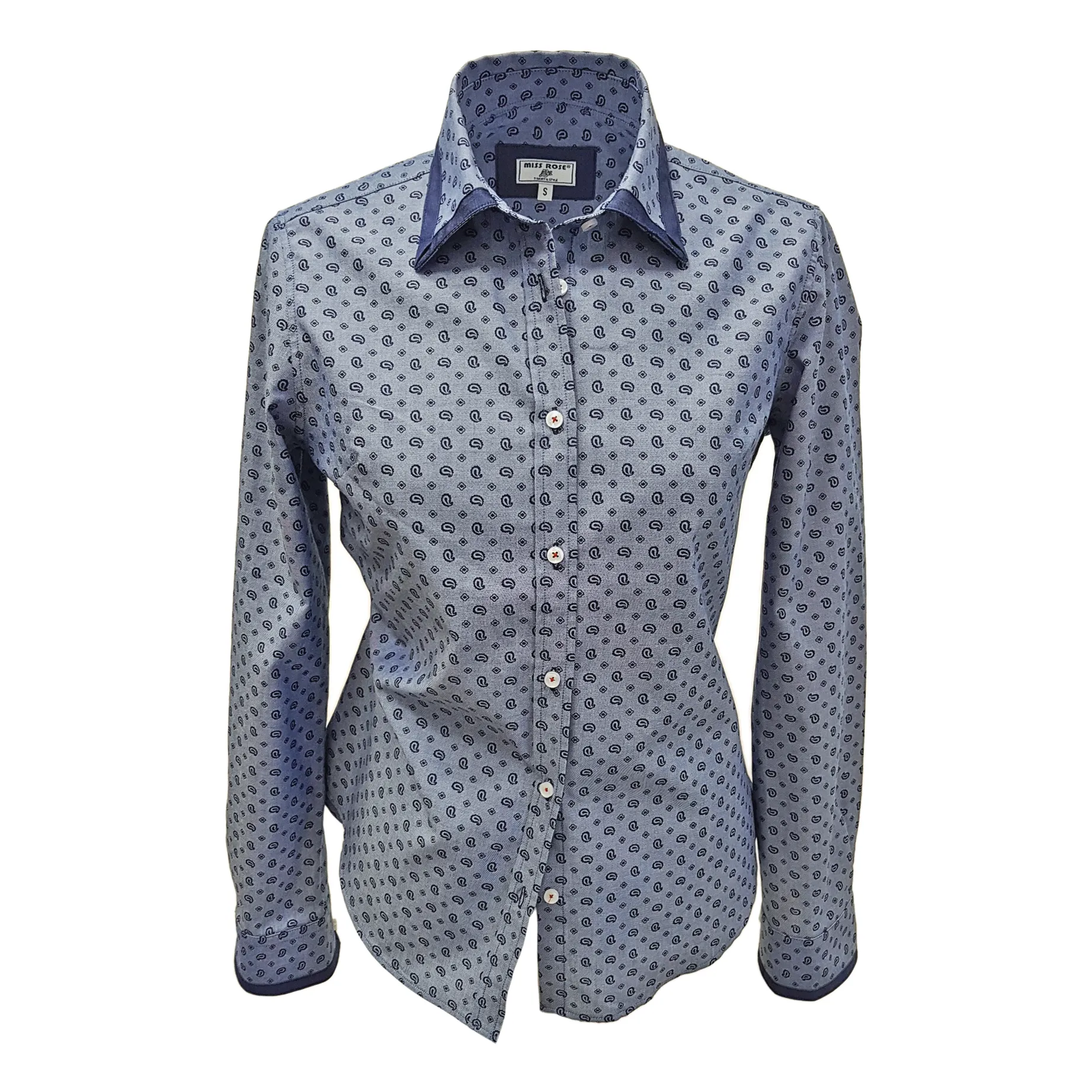 CAMICIA IN TESSUTO OXFORD STAMPATO