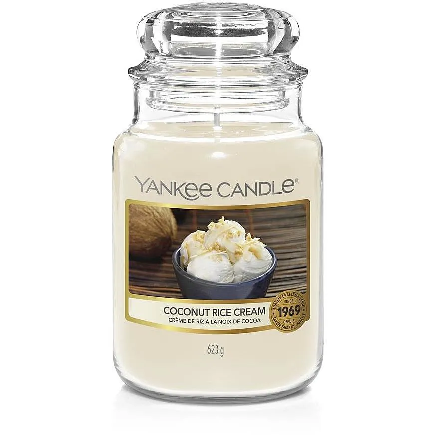 Candela Yankee Candle Giara, Grande colore Bianco