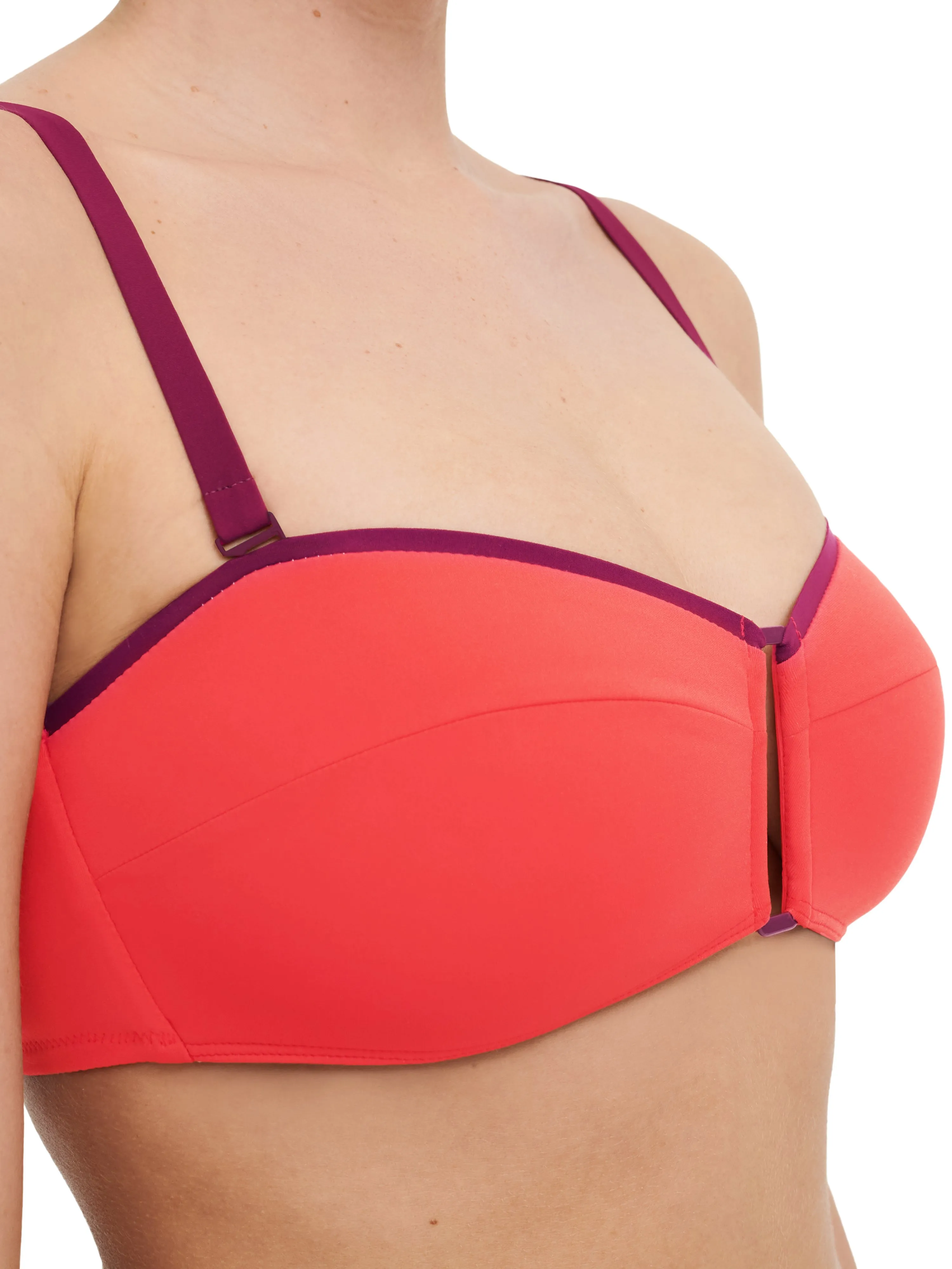  CHANTELLE   AUTHENTIC - Haut de maillot de bain sans armature bandeau bretelles amovibles | Multicolore