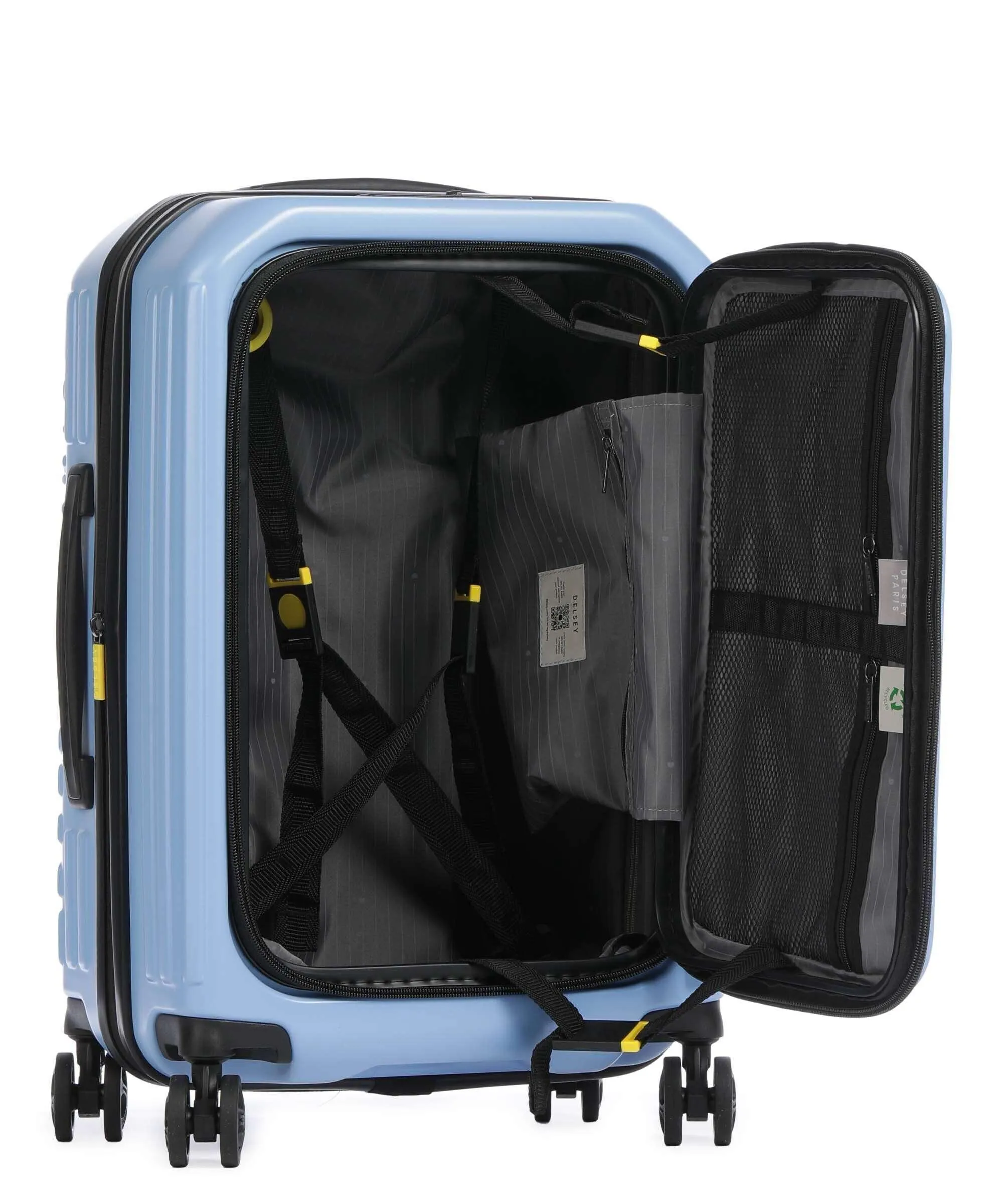  Delsey Paris Securitime Valigia trolley (4 ruote) blu chiaro 55 cm  
