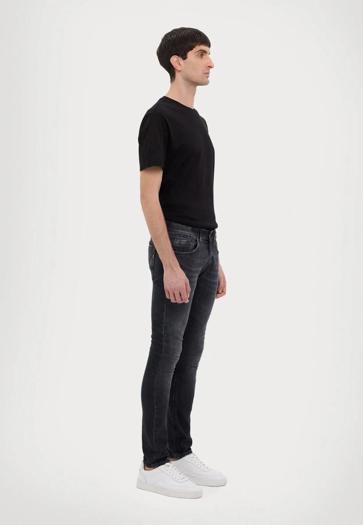 Dondup Jeans in Denim Nero George Slim Fit