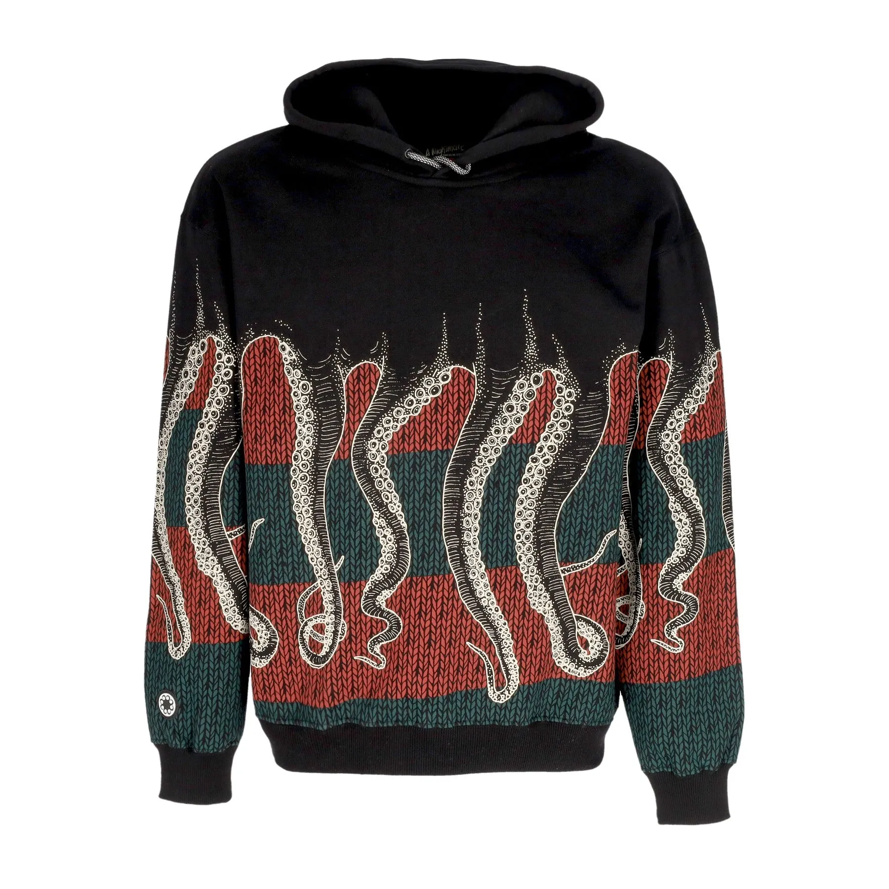 Felpa Cappuccio Uomo Freddy's Octopus Hoodie Horror Pack Black