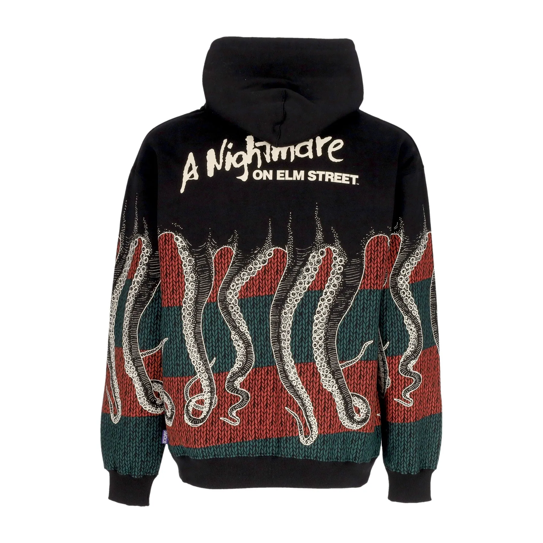Felpa Cappuccio Uomo Freddy's Octopus Hoodie Horror Pack Black