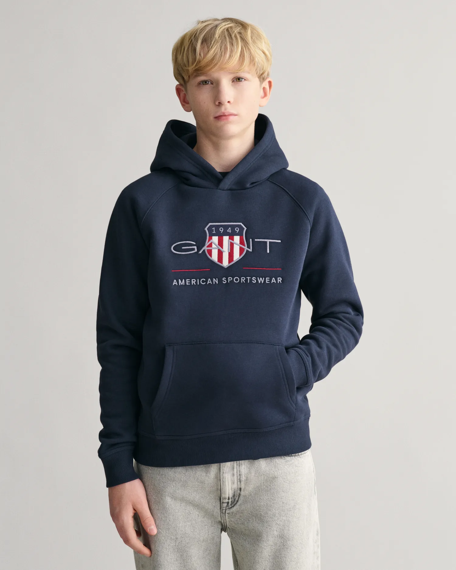 Felpa con cappuccio Archive Shield Teens