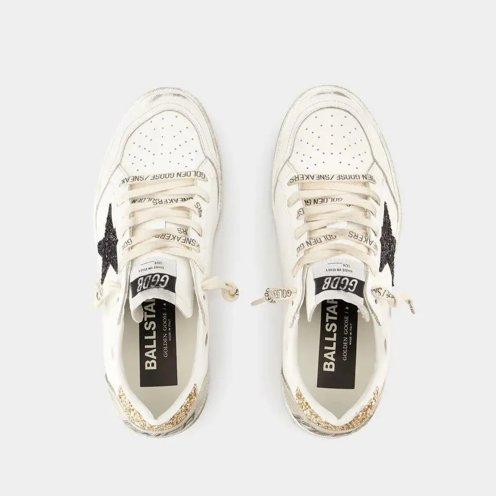 Golden Goose Ballstar Sneakers - Leather - White White 