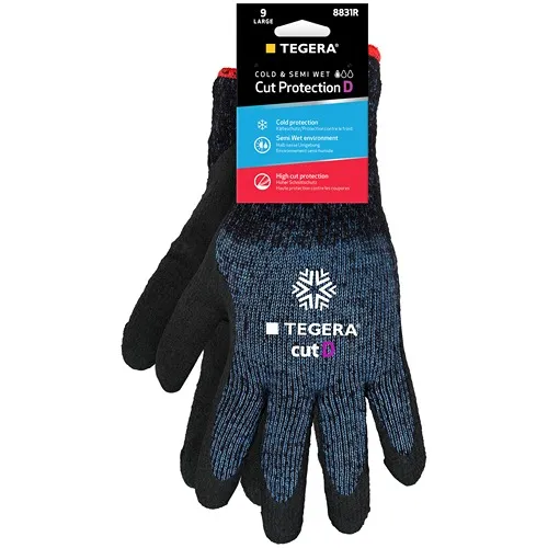 Guanti da lavoro Tegera TEGERA, Tg. 8, in Acrilico, Tecnologia CRF, HPPE, Poliestere, Filato in fibra di acciaio inox,