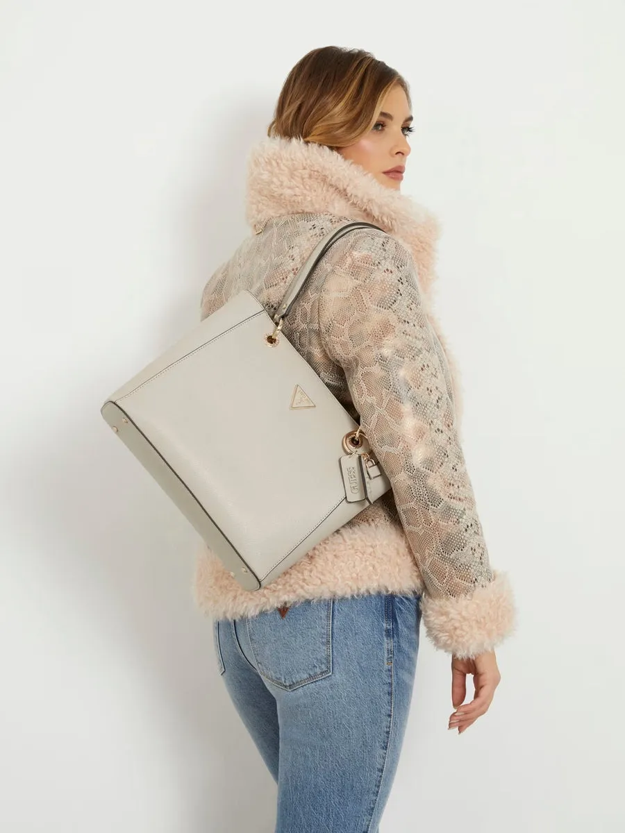Guess HWZG7879250 shopper noelle saffiano crema