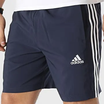 IC1485 Pantaloncini da jogging a righe blu navy
