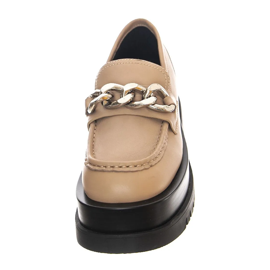Jeffrey Campbell Recesspl - Mocassini Donna Beige / Baby Calf    