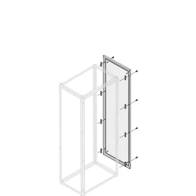 Kit di montaggio ABB per Schede di distribuzione principali, 581 x 396 x 30mm