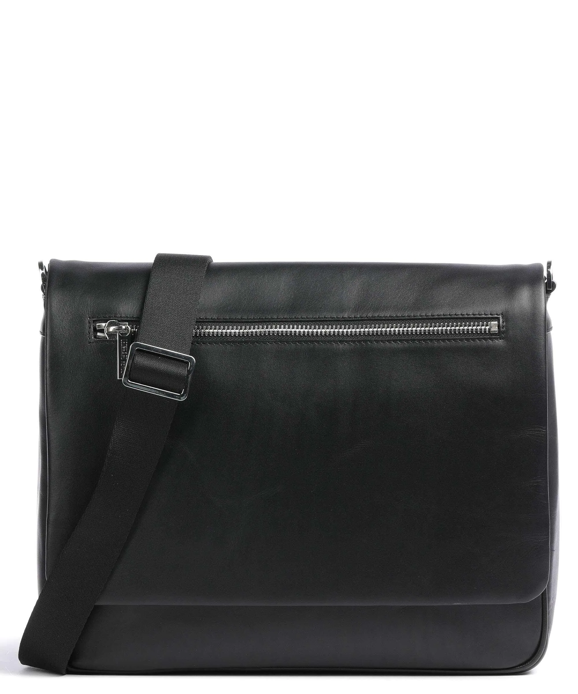  Leonhard Heyden Montreal Cartella 14″ pelle di vacchetta finemente grana nero  