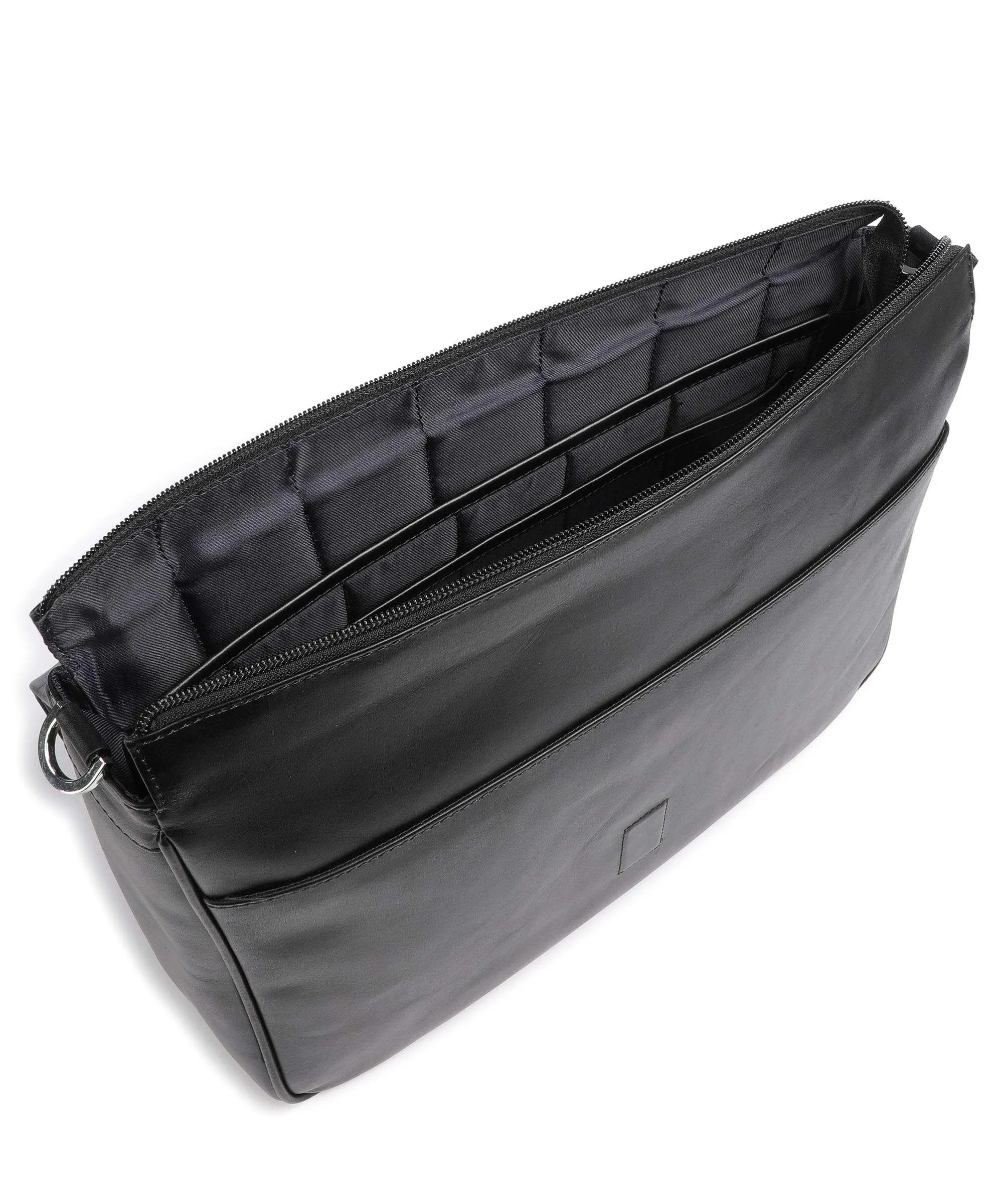  Leonhard Heyden Montreal Cartella 14″ pelle di vacchetta finemente grana nero  
