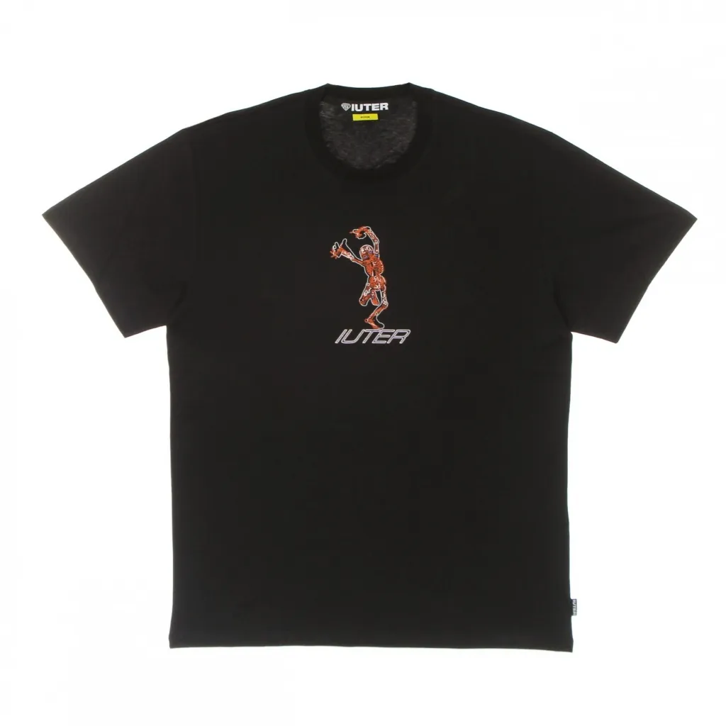 maglietta uomo skeleton tee BLACK