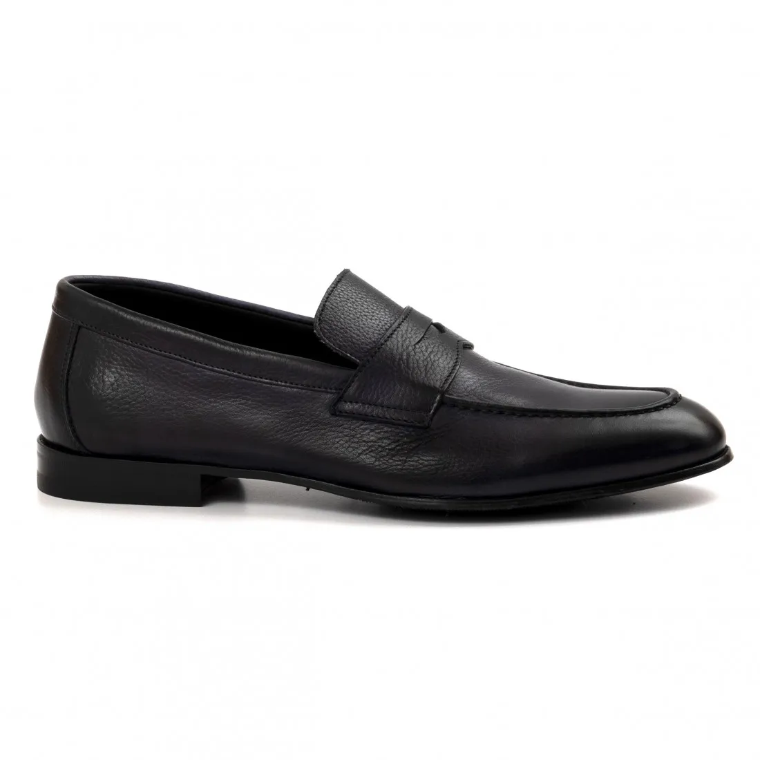 Mocassino da uomo Jerold Wilton blu in pelle martellata