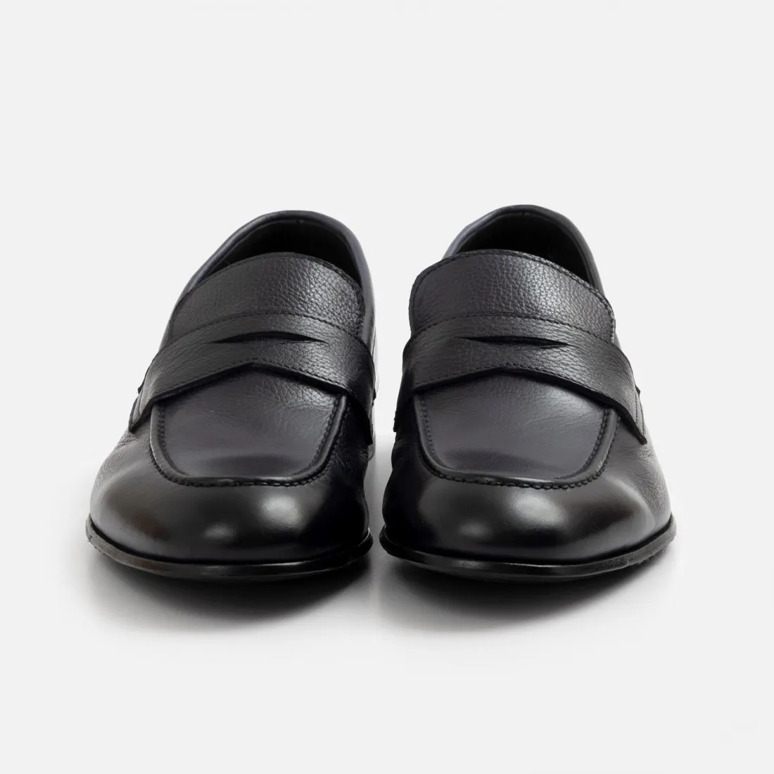 Mocassino da uomo Jerold Wilton blu in pelle martellata