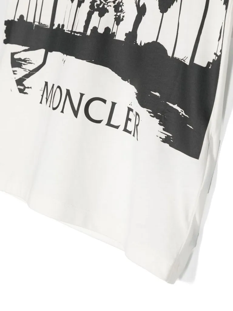 moncler T-shirt con stampa