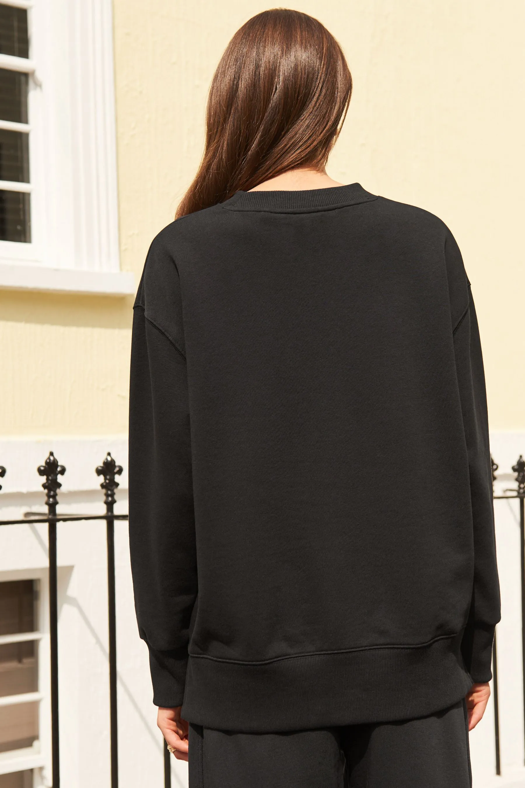 Must-have - Felpa lunga in cotone con vestibilità comoda    