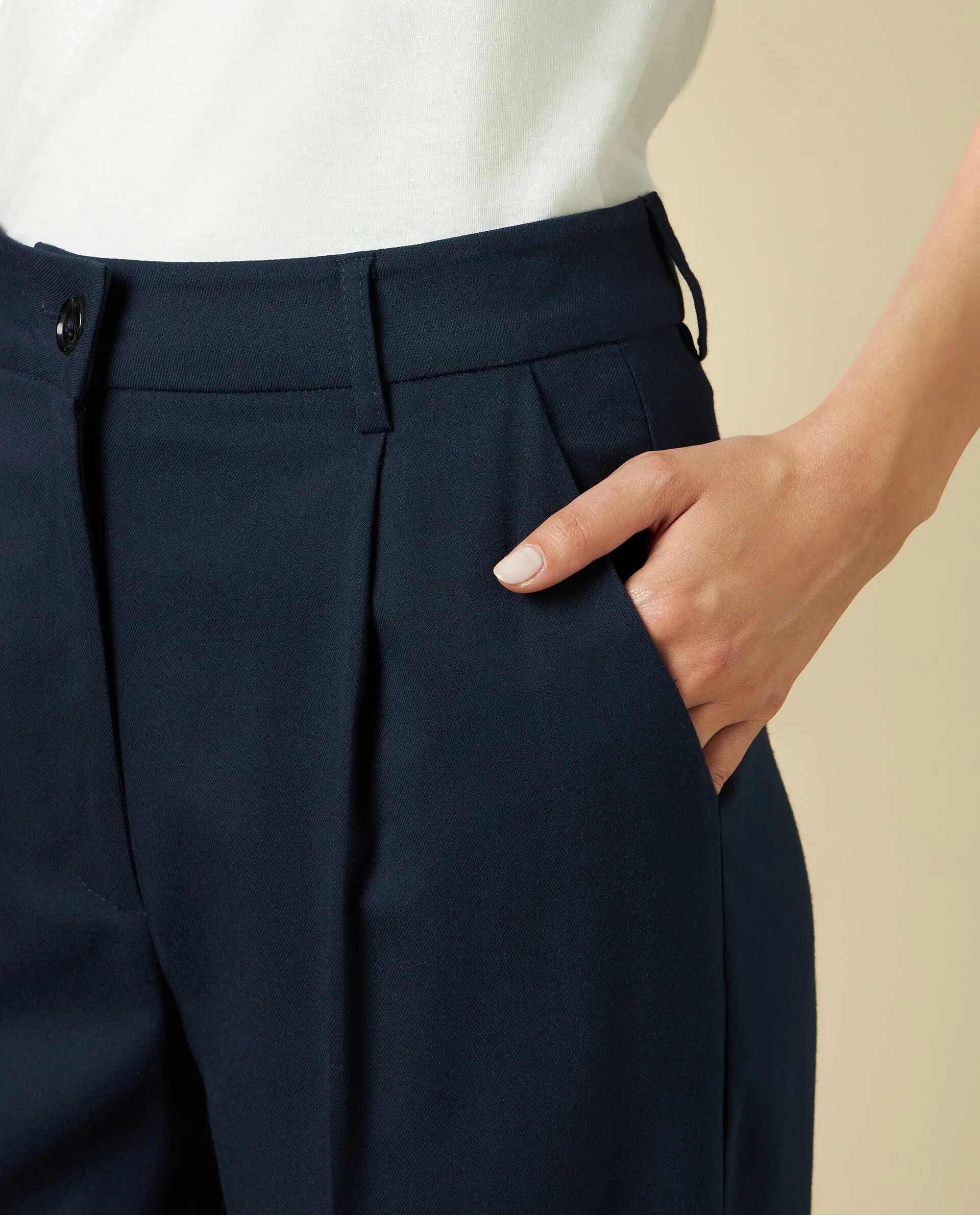 NICE & CHIC  Pantalone palazzo con pinces donna
