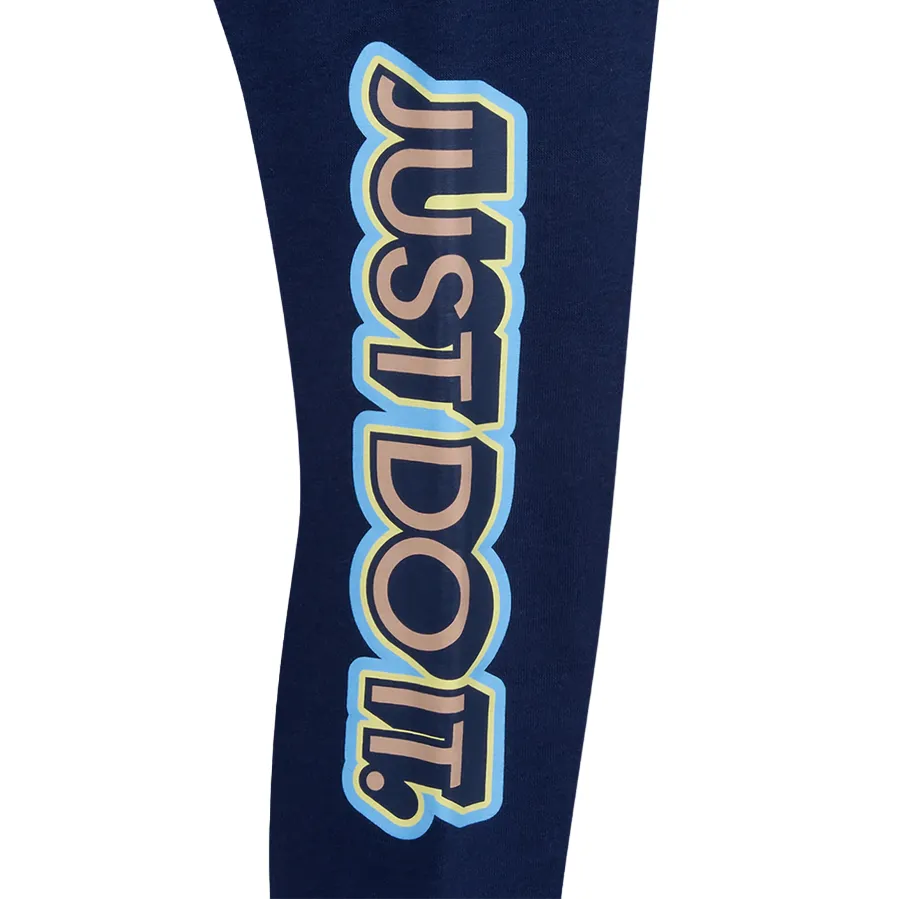 Nike tuta felpa girocollo e pantalone da ragazzo Sense of Adventure 86L947-U90 celeste-blu