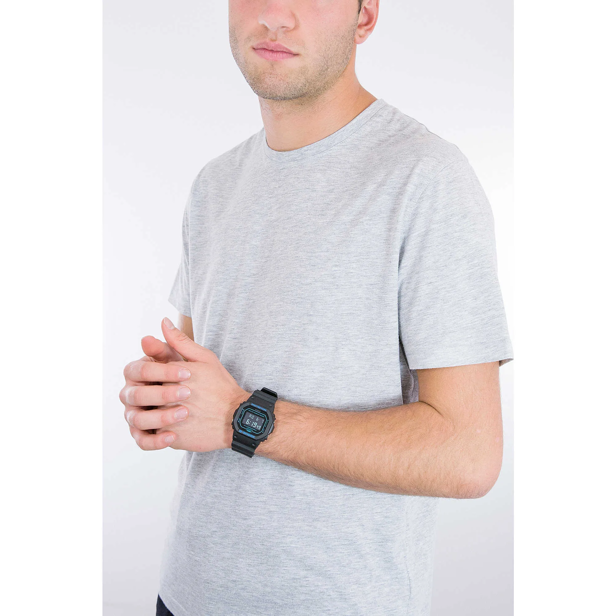orologio G-Shock 5600-FACE Nero multifunzione uomo