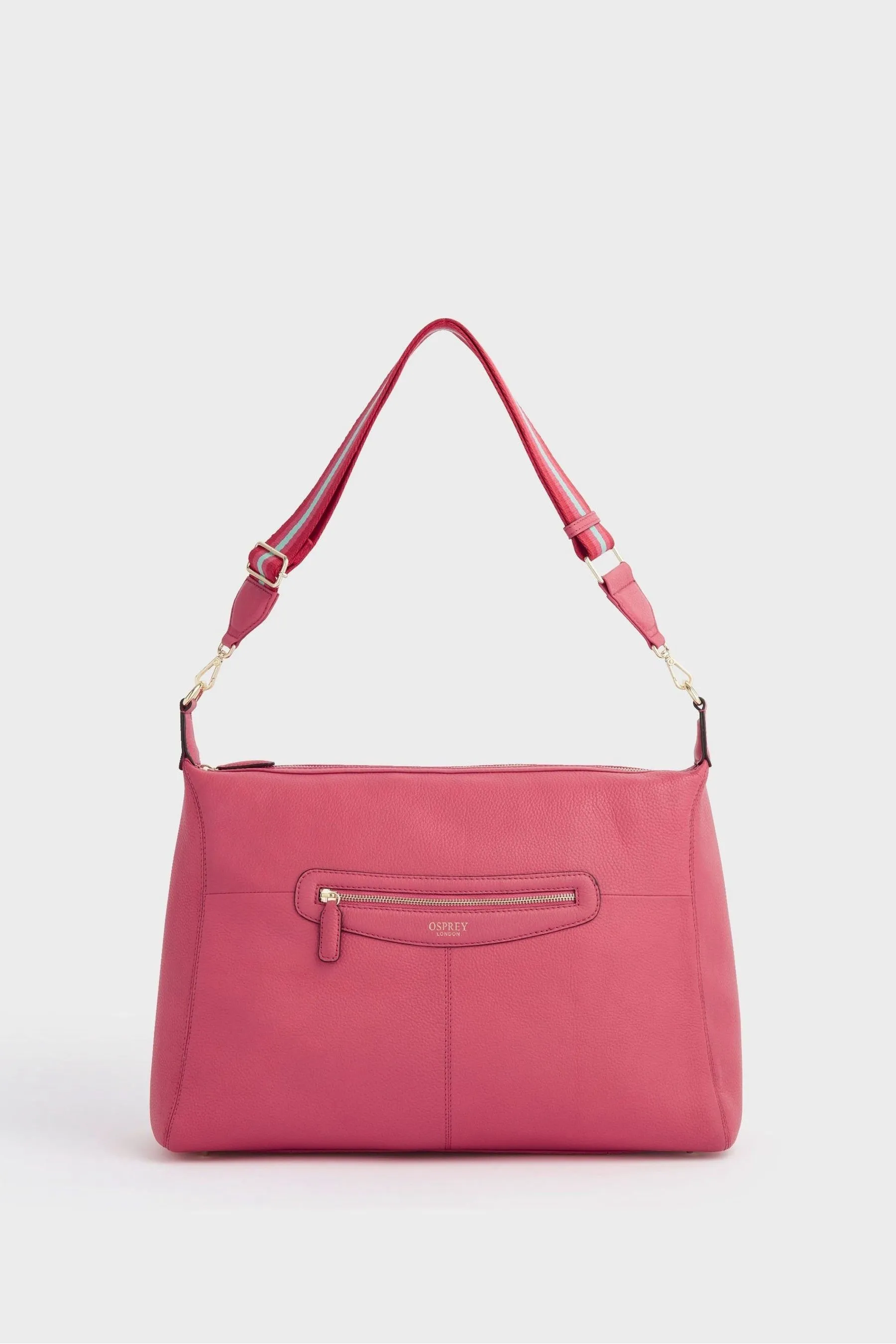 OSPREY LONDON Hendrix - Borsa hobo oversize in pelle