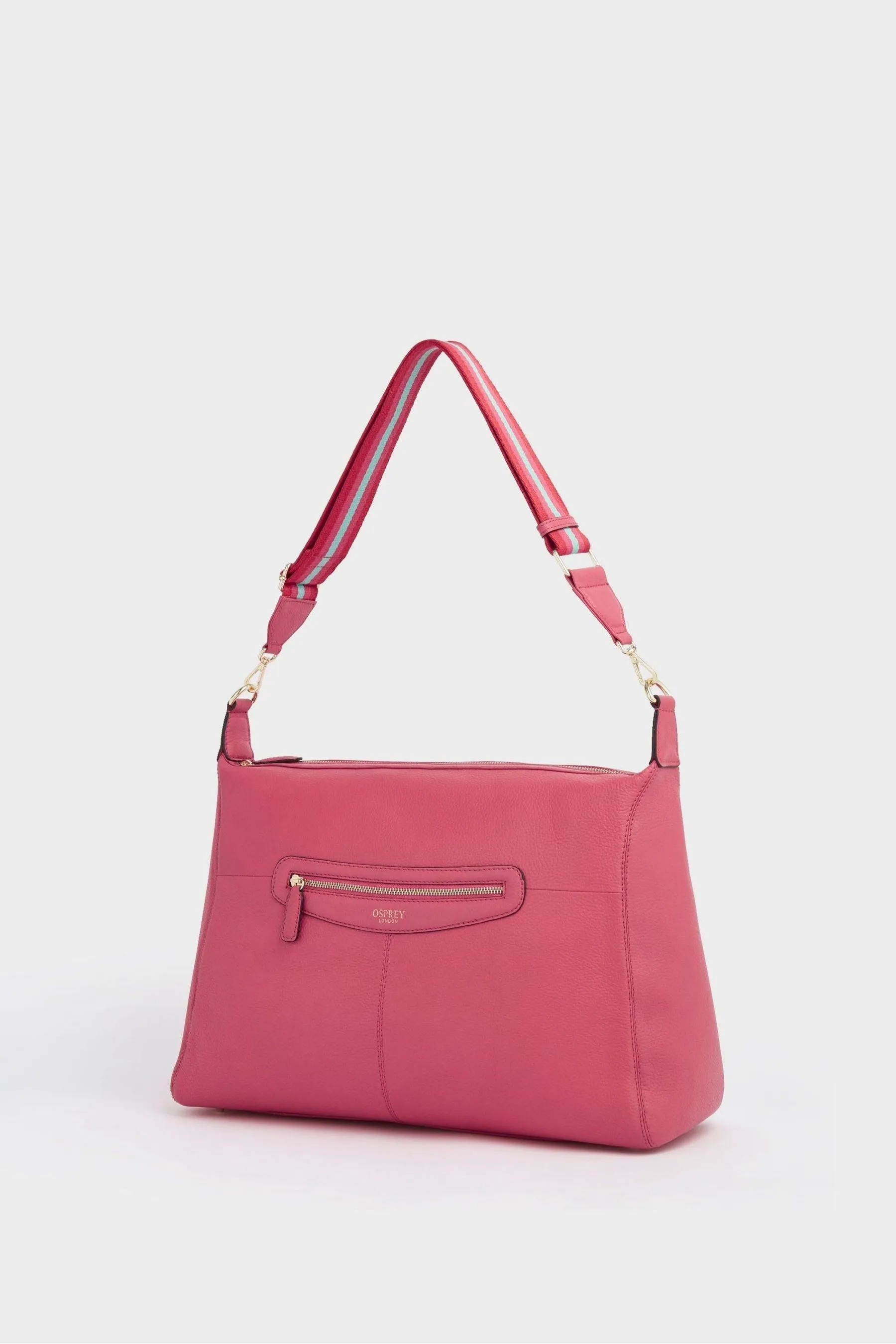 OSPREY LONDON Hendrix - Borsa hobo oversize in pelle