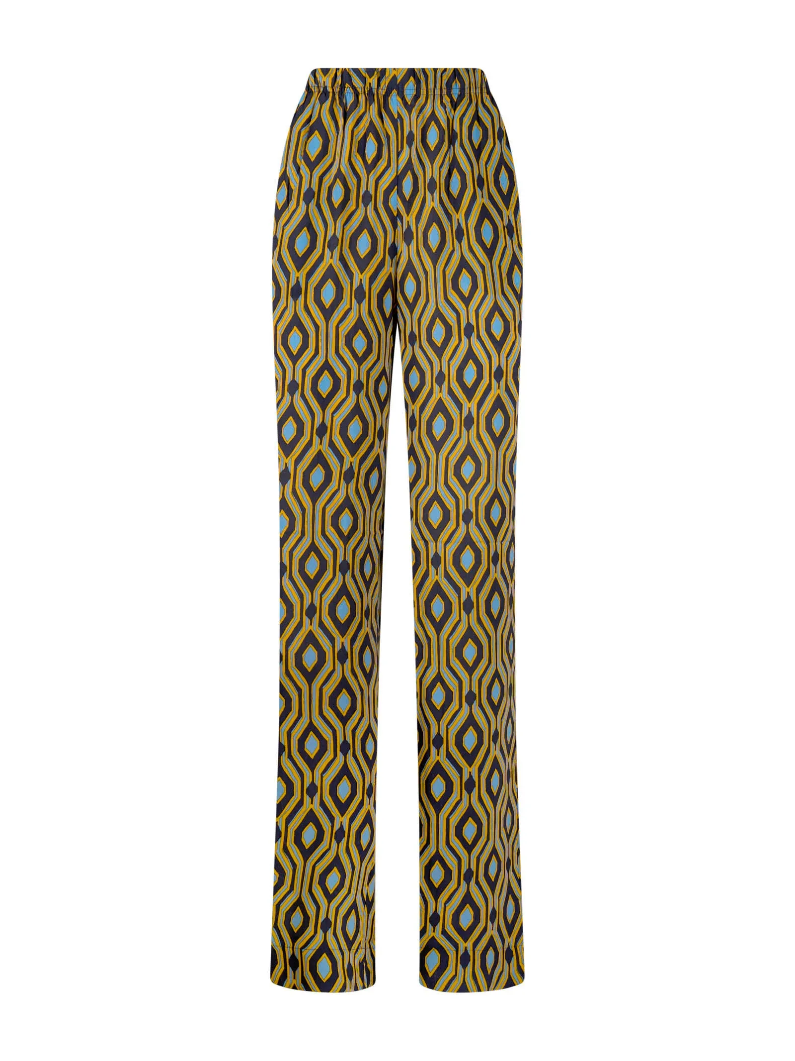 Pantalone a palazzo in Ecoseta - Fant. Coronet Blue