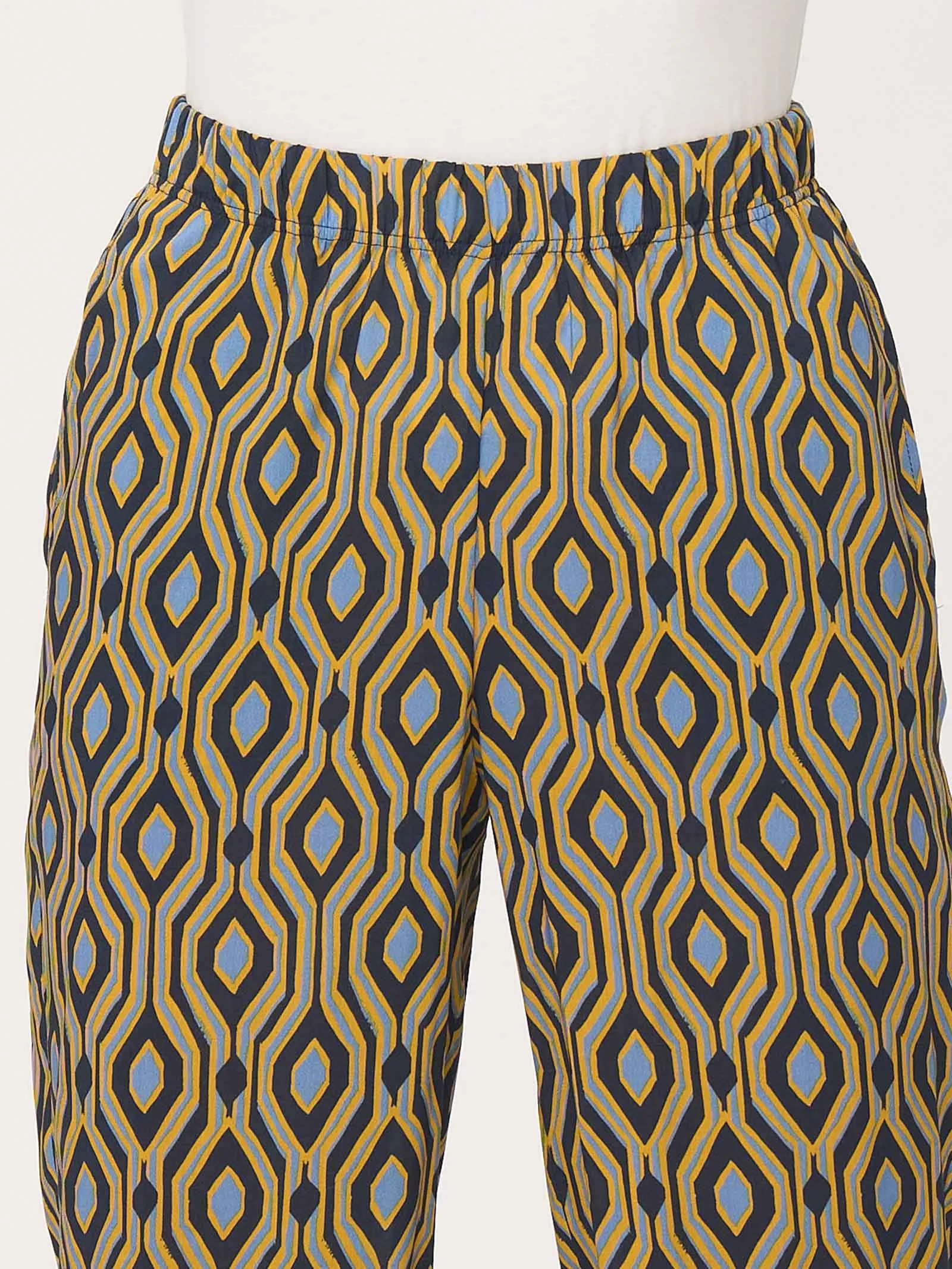 Pantalone a palazzo in Ecoseta - Fant. Coronet Blue