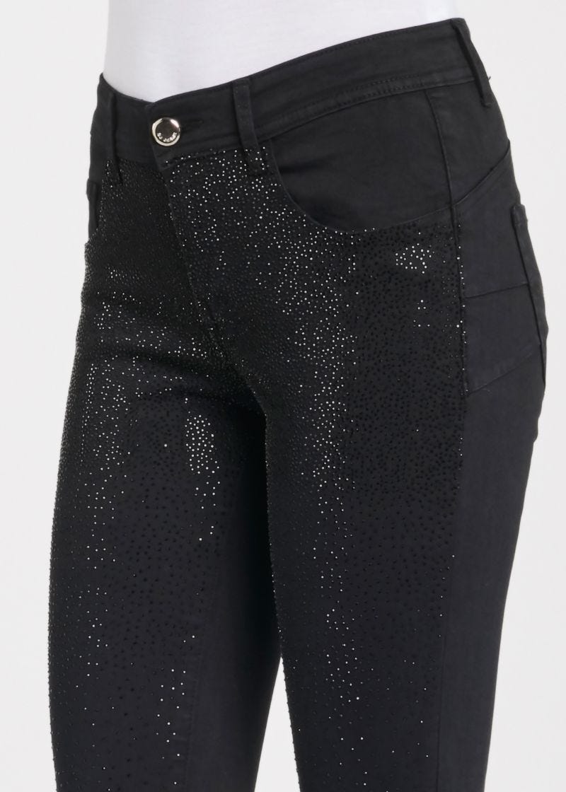 Pantaloni in cotone stretch