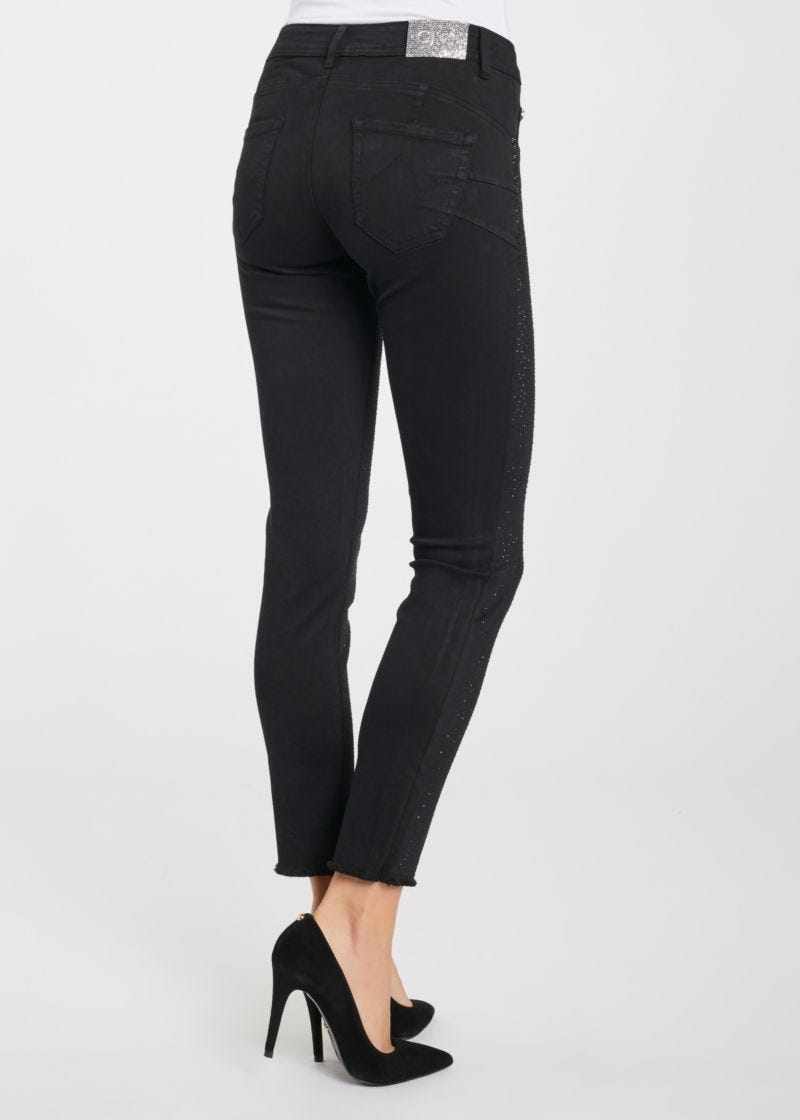 Pantaloni in cotone stretch