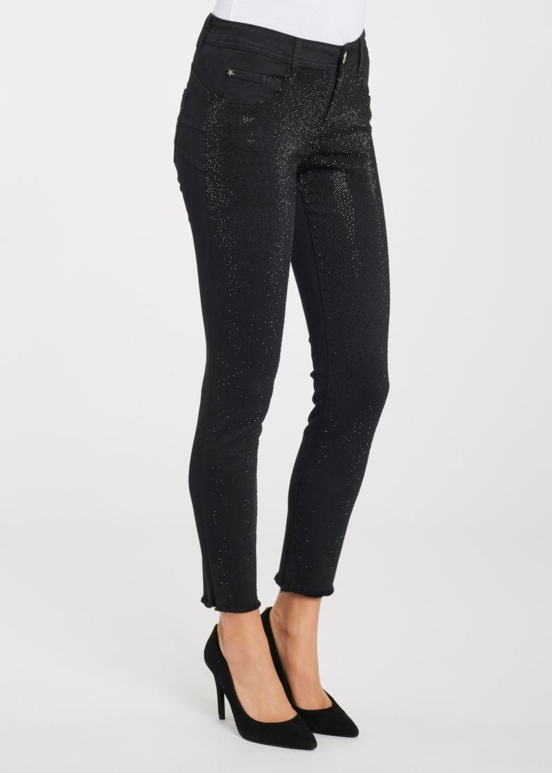 Pantaloni in cotone stretch