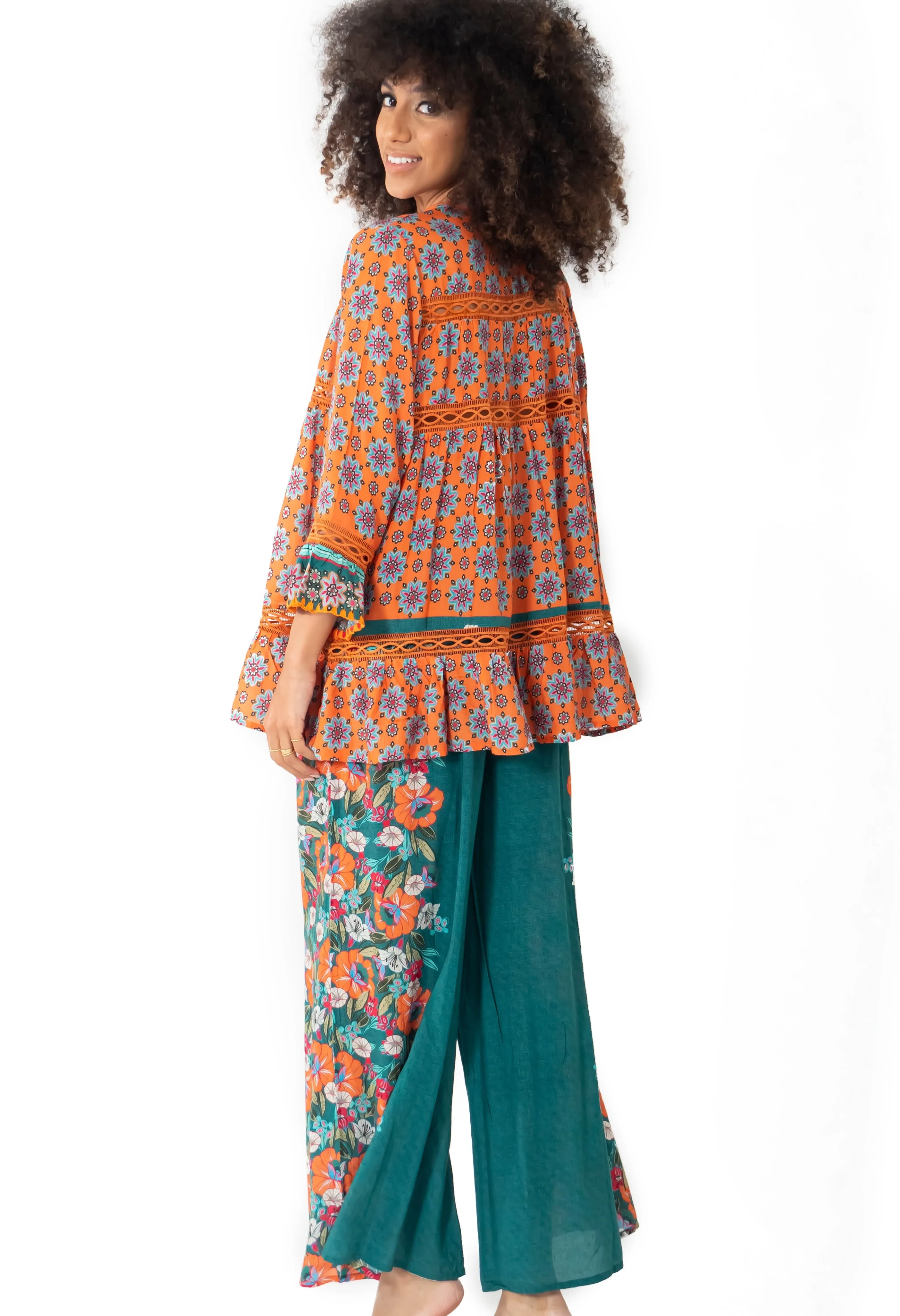 PANTALONI PALAZZO ISLA MUJERS