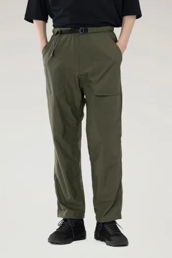 Pantaloni Ranch in nylon riciclato                                                                                Olive