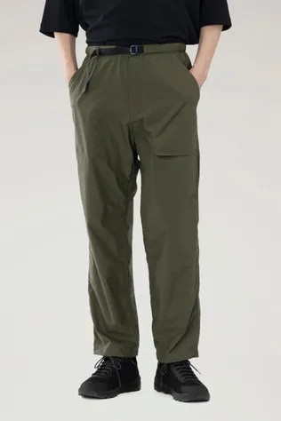 Pantaloni Ranch in nylon riciclato                                                                                Olive