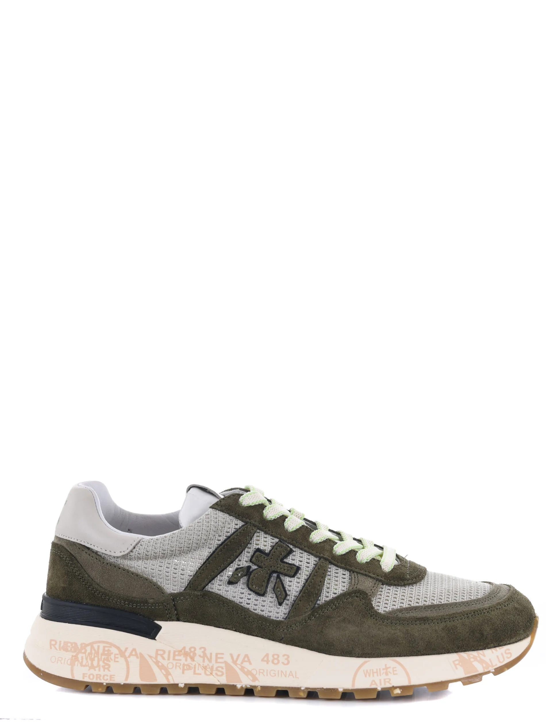  PREMIATA Sneakers Premiata in camoscio e rete traforata