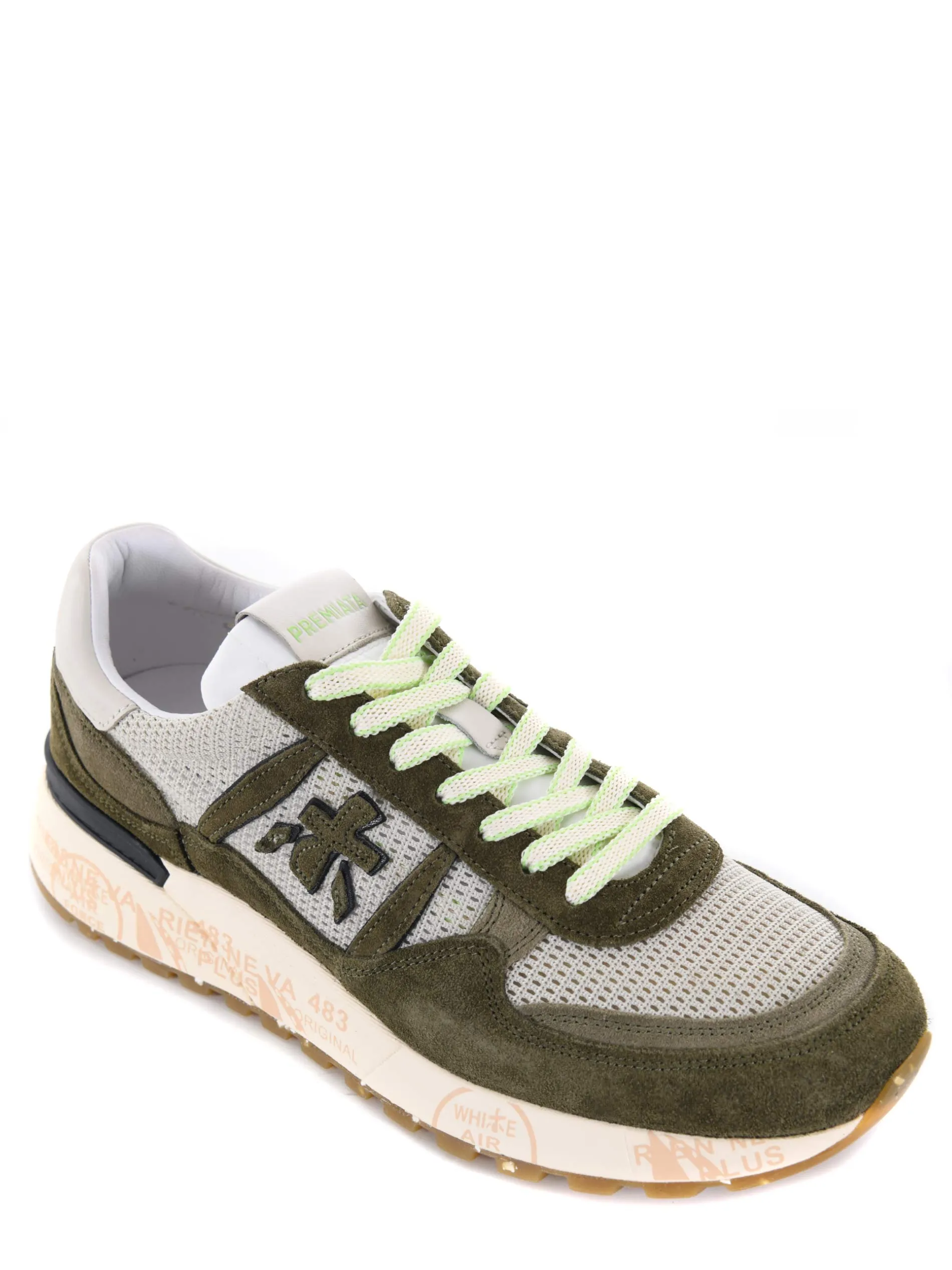  PREMIATA Sneakers Premiata in camoscio e rete traforata